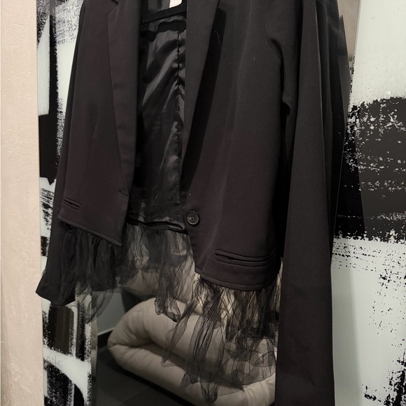 Short Black Blazer - Picture 5 of 7